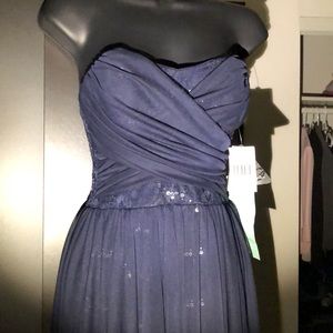 Dark blue dress